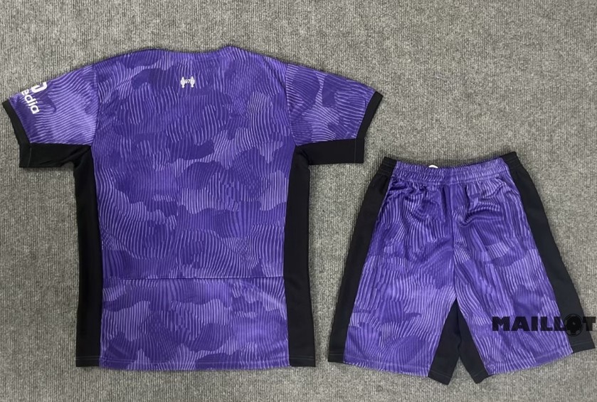 Foot Maillot Pas Cher Third Conjunto De Homme Liverpool 2023 2024 Purpura