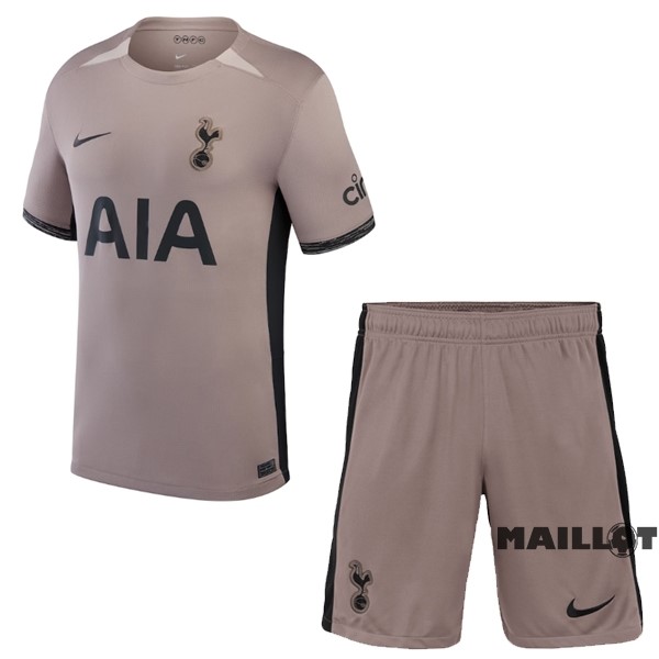 Foot Maillot Pas Cher Third Conjunto De Homme Tottenham Hotspur 2023 2024 Marron