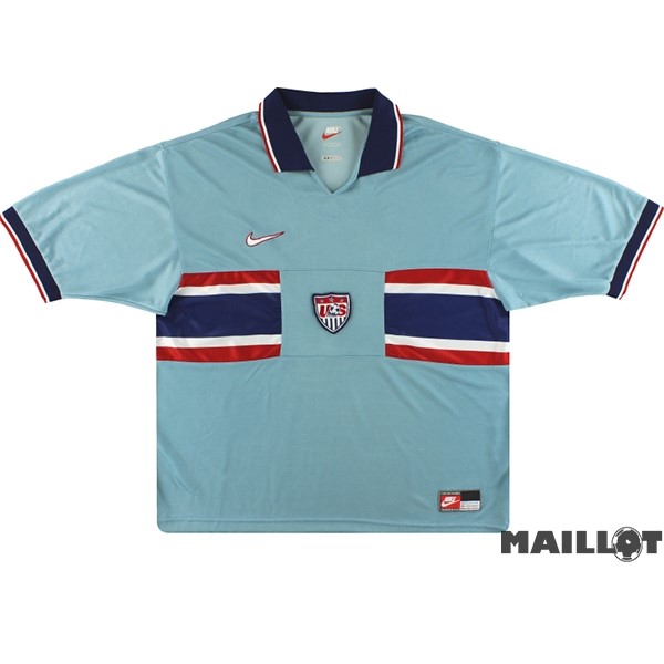 Foot Maillot Pas Cher Third Maillot Estados Unidos Retro 1995 1997 Bleu
