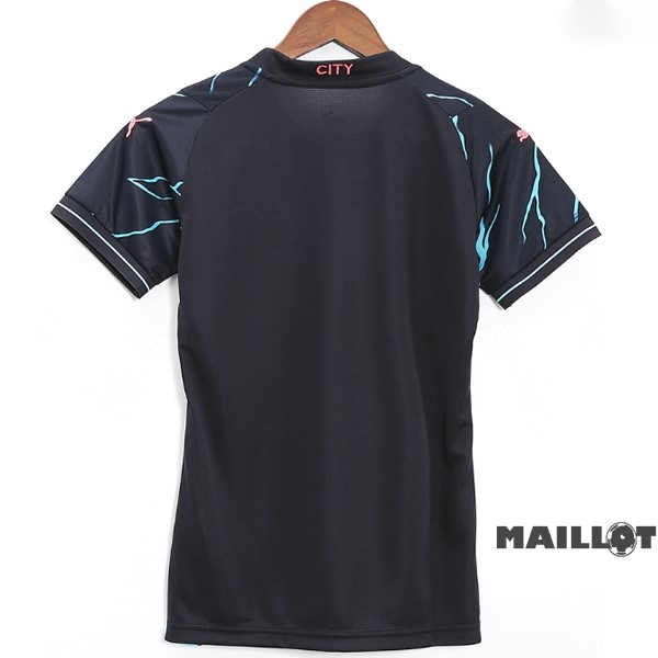 Foot Maillot Pas Cher Third Maillot Femme Manchester City 2023 2024 Noir