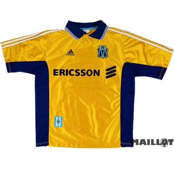 Foot Maillot Pas Cher Third Maillot Marsella Retro 1998 1999 Orange