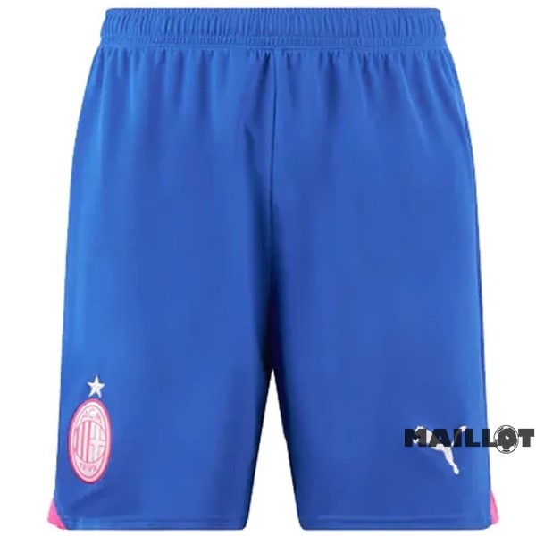 Foot Maillot Pas Cher Third Pantalon AC Milan 2023 2024 Bleu