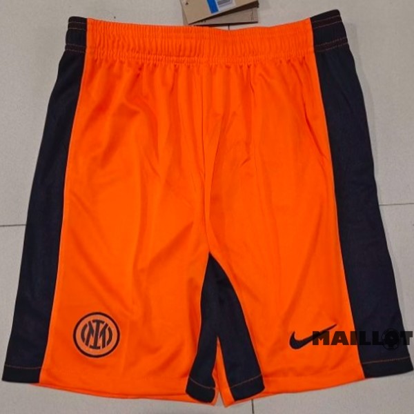 Foot Maillot Pas Cher Third Pantalon Inter Milán 2023 2024 Orange