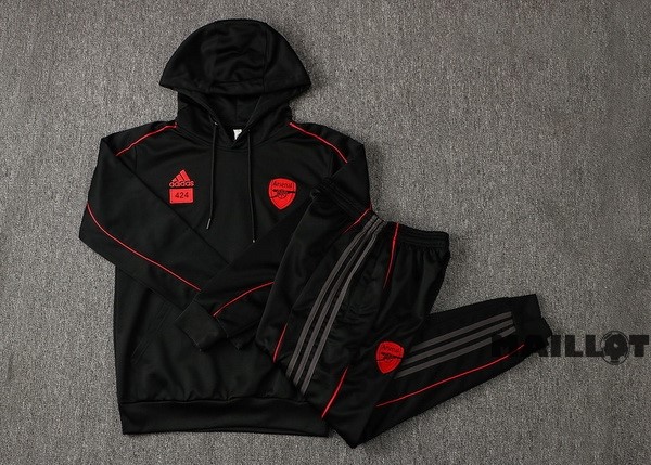 Foot Maillot Pas Cher Veste Con Capucha Arsenal 2022 2023 Noir