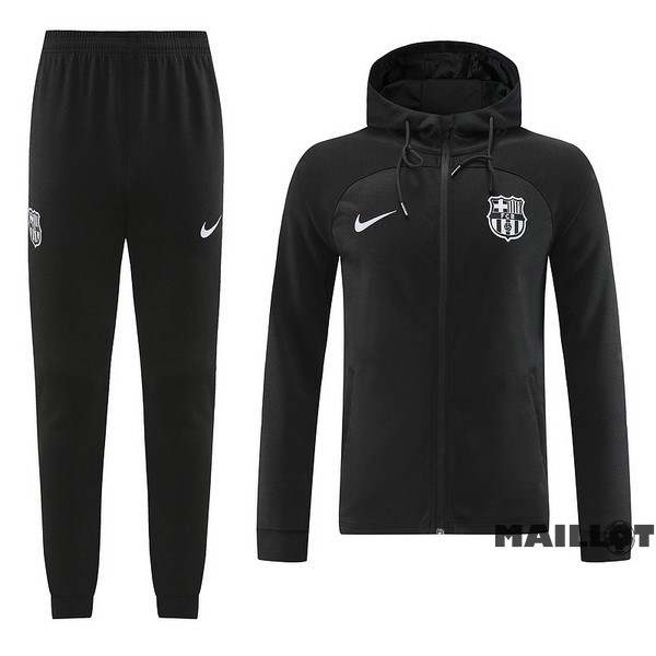 Foot Maillot Pas Cher Veste Con Capucha Barcelona 2022 2023 I Noir