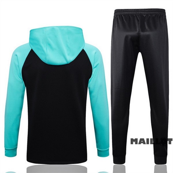Foot Maillot Pas Cher Veste Con Capucha Barcelona 2022 2023 Noir Vert