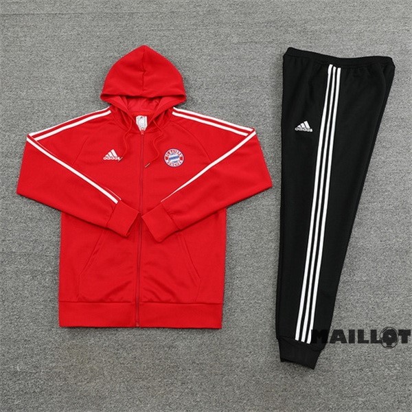 Foot Maillot Pas Cher Veste Con Capucha Bayern Múnich 2022 2023 Noir Rouge