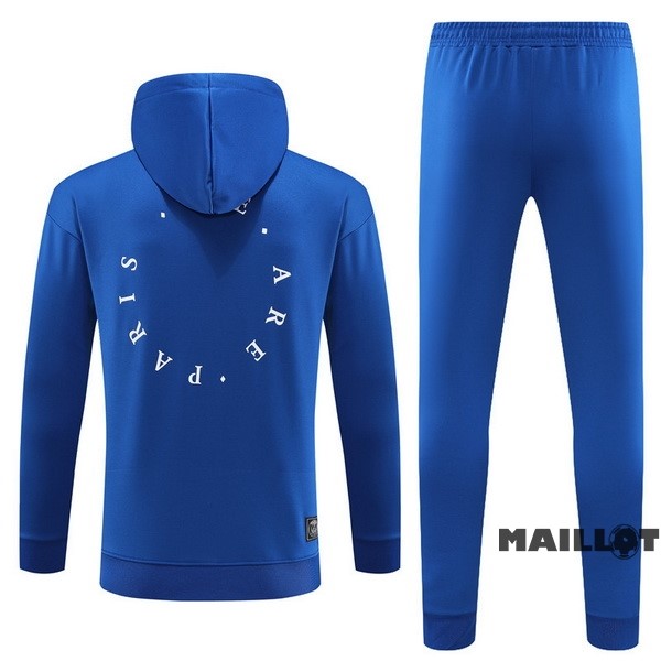 Foot Maillot Pas Cher Veste Con Capucha Enfant Paris Saint Germain 2023 2024 Bleu