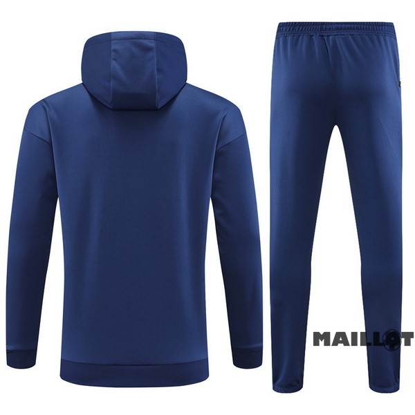Foot Maillot Pas Cher Veste Con Capucha Manchester City 2022 2023 Bleu