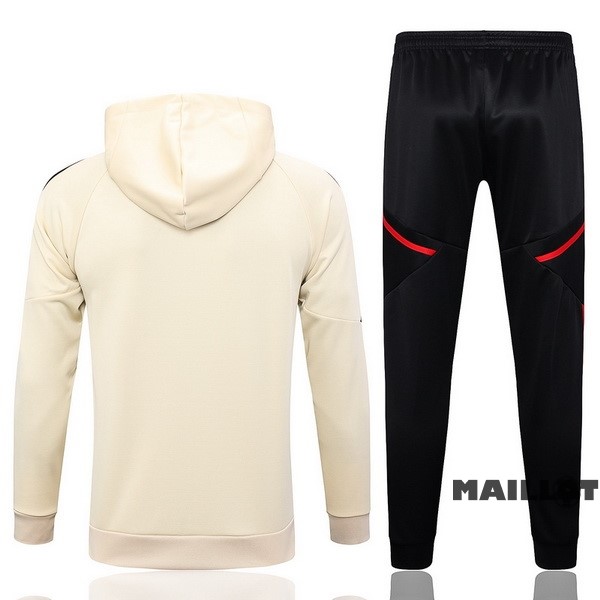 Foot Maillot Pas Cher Veste Con Capucha Manchester United 2023 2024 Jaune Noir