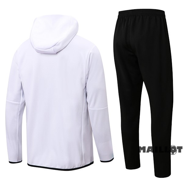 Foot Maillot Pas Cher Veste Con Capucha Nike 2022 2023 Blanc Noir