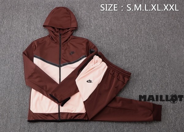 Foot Maillot Pas Cher Veste Con Capucha Nike 2022 2023 Bordeaux Rose