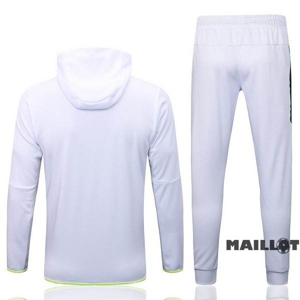 Foot Maillot Pas Cher Veste Con Capucha Nike 2022 2023 Gris Blanc
