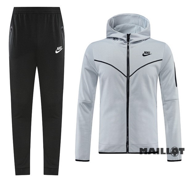 Foot Maillot Pas Cher Veste Con Capucha Nike 2022 2023 Gris Noir