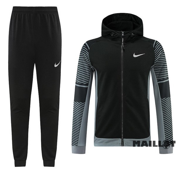 Foot Maillot Pas Cher Veste Con Capucha Nike 2022 2023 Noir