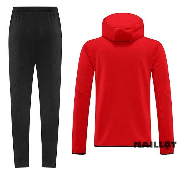 Foot Maillot Pas Cher Veste Con Capucha Nike 2022 2023 Rouge I Noir