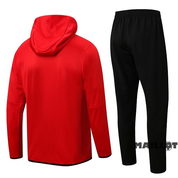 Foot Maillot Pas Cher Veste Con Capucha Nike 2022 2023 Rouge Noir