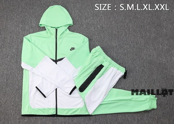 Foot Maillot Pas Cher Veste Con Capucha Nike 2022 2023 Vert Blanc