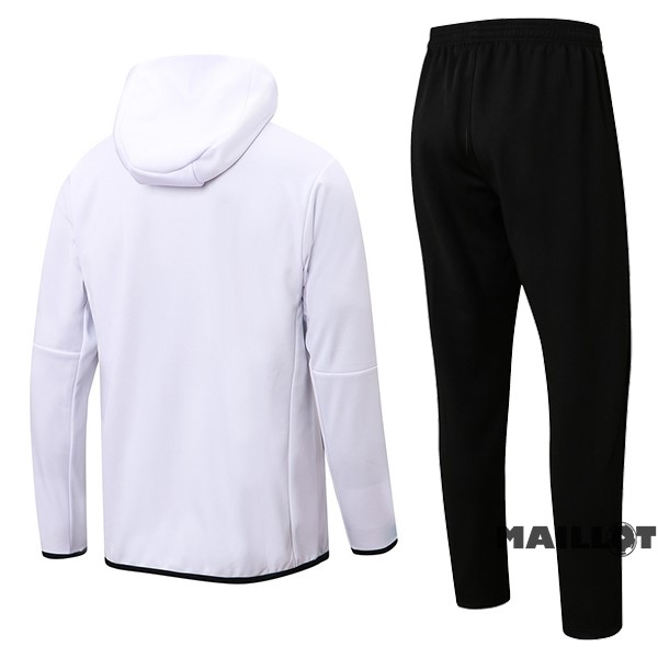 Foot Maillot Pas Cher Veste Con Capucha Paris Saint Germain 2022 2023 Blanc Noir