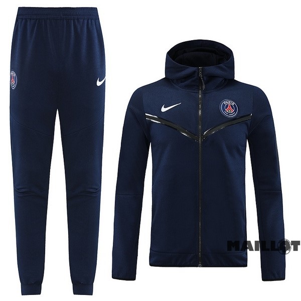Foot Maillot Pas Cher Veste Con Capucha Paris Saint Germain 2022 2023 Bleu I Marine
