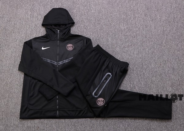 Foot Maillot Pas Cher Veste Con Capucha Paris Saint Germain 2022 2023 I Noir