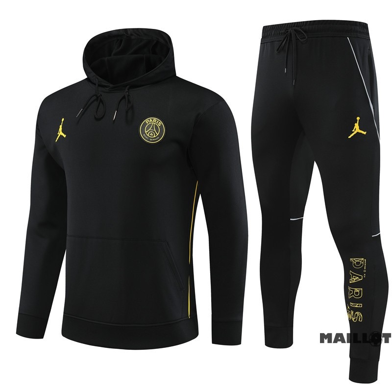 Foot Maillot Pas Cher Veste Con Capucha Paris Saint Germain 2023 2024 I Noir