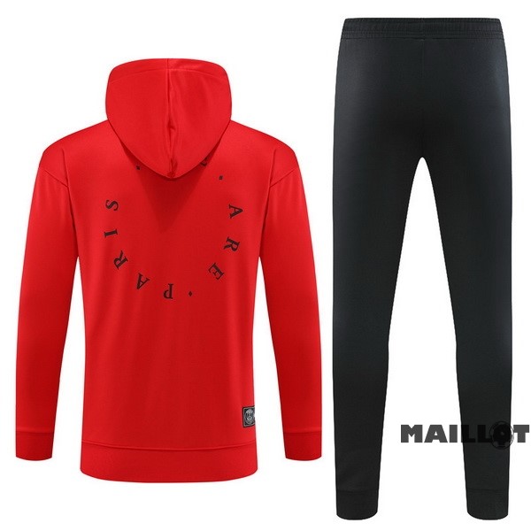 Foot Maillot Pas Cher Veste Con Capucha Paris Saint Germain 2023 2024 Rouge Noir