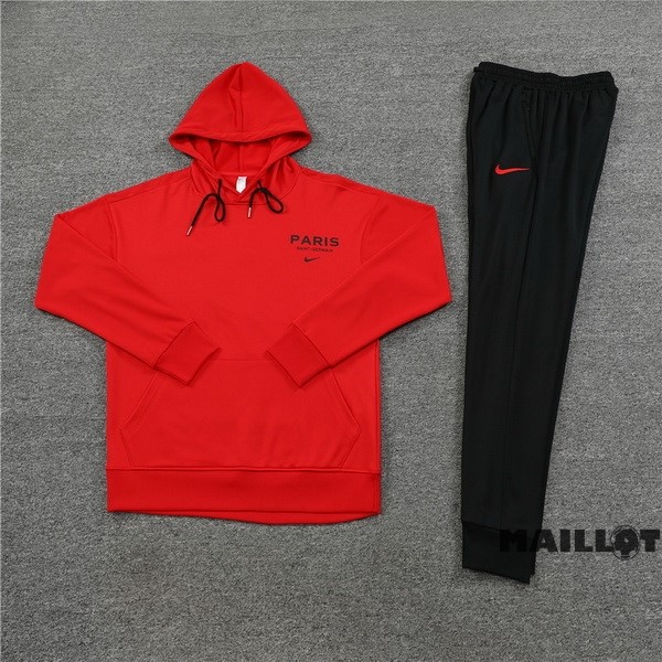 Foot Maillot Pas Cher Veste Con Capucha Paris Saint Germain 2023 2024 Rouge Noir
