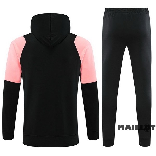 Foot Maillot Pas Cher Veste Con Capucha Real Madrid 2023 2024 Rose Noir