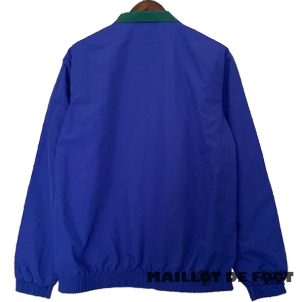 Foot Maillot Pas Cher Coupe Vent AS Roma 2023 2024 Bleu Vert