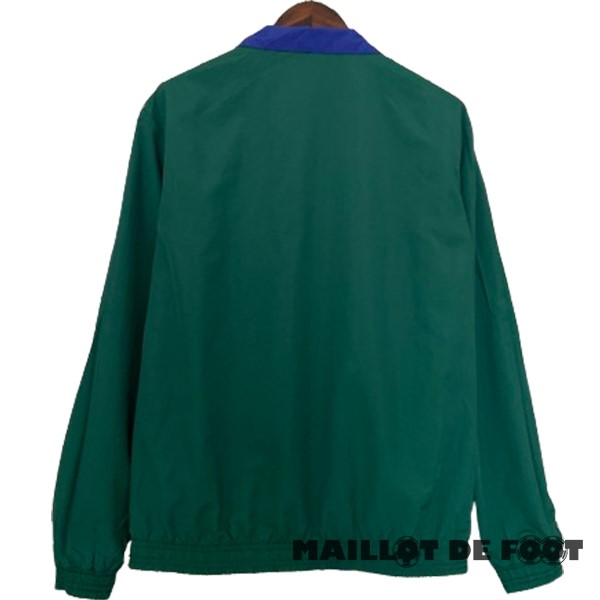 Foot Maillot Pas Cher Coupe Vent AS Roma 2023 2024 Bleu Vert