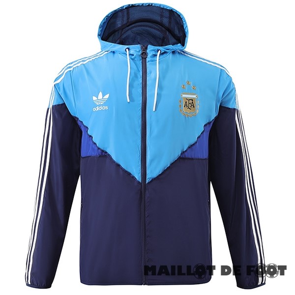 Foot Maillot Pas Cher Coupe Vent Argentine 2023 Bleu Blanc