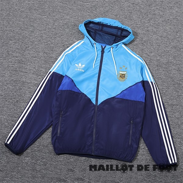 Foot Maillot Pas Cher Coupe Vent Argentine 2023 Bleu Blanc