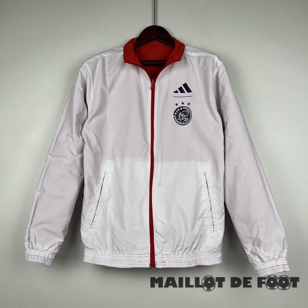 Foot Maillot Pas Cher Coupe Vent Arsenal 2023 2024 Rouge Blanc