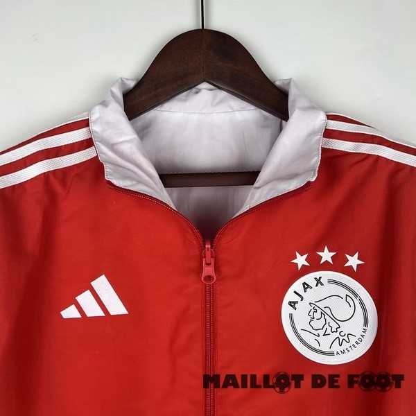 Foot Maillot Pas Cher Coupe Vent Arsenal 2023 2024 Rouge Blanc