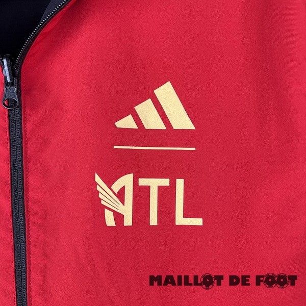 Foot Maillot Pas Cher Coupe Vent Atlanta United 2023 2024 Rouge Noir