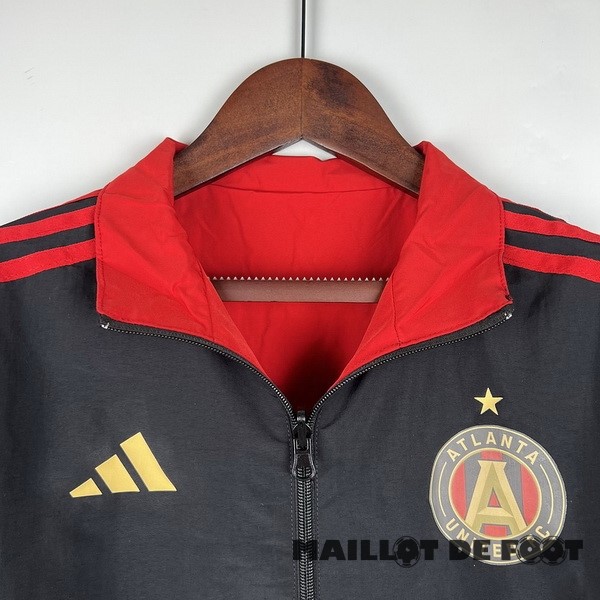 Foot Maillot Pas Cher Coupe Vent Atlanta United 2023 2024 Rouge Noir