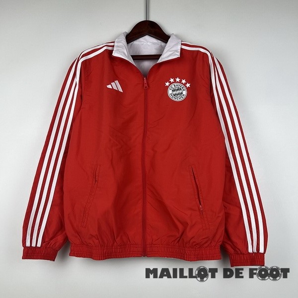 Foot Maillot Pas Cher Coupe Vent Bayern Múnich 2023 2024 Rouge I Blanc