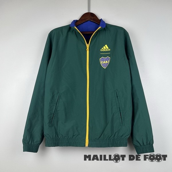 Foot Maillot Pas Cher Coupe Vent Boca Juniors 2023 2024 Bleu Vert