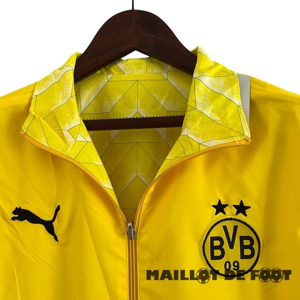 Foot Maillot Pas Cher Coupe Vent Borussia Dortmund 2023 2024 Jaune