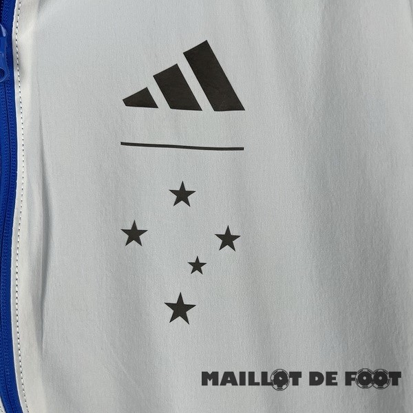 Foot Maillot Pas Cher Coupe Vent Cruzeiro EC 2023 2024 Bleu Blanc