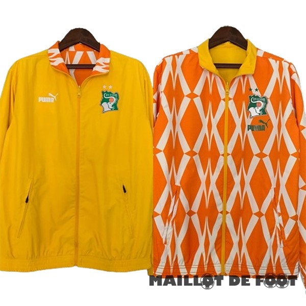 Foot Maillot Pas Cher Coupe Vent Côte d'Ivoire 2023 Orange