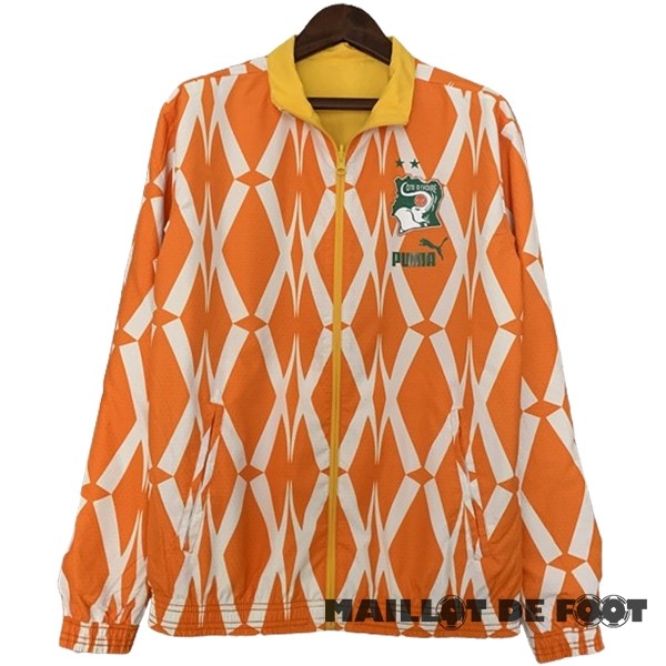 Foot Maillot Pas Cher Coupe Vent Côte d'Ivoire 2023 Orange