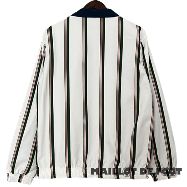 Foot Maillot Pas Cher Coupe Vent Italie 2023 Blanc Bleu