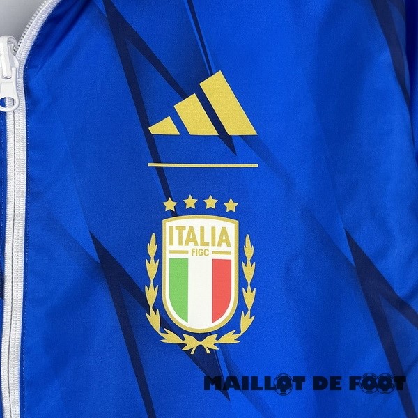 Foot Maillot Pas Cher Coupe Vent Italie 2023 Bleu I Blanc