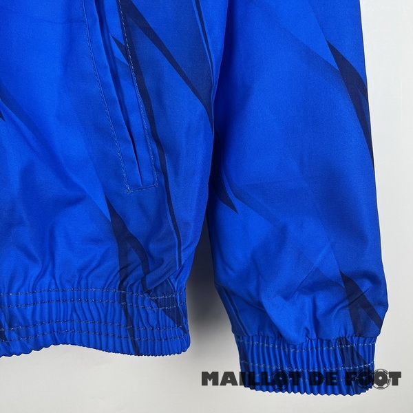 Foot Maillot Pas Cher Coupe Vent Italie 2023 Bleu I Blanc
