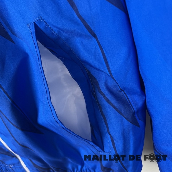 Foot Maillot Pas Cher Coupe Vent Italie 2023 Bleu I Blanc