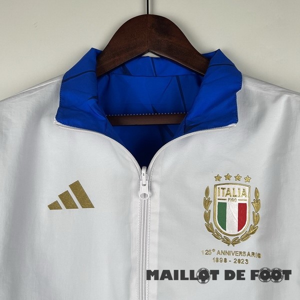 Foot Maillot Pas Cher Coupe Vent Italie 2023 Bleu I Blanc