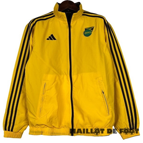 Foot Maillot Pas Cher Coupe Vent Jamaïque 2024 Jaune Noir