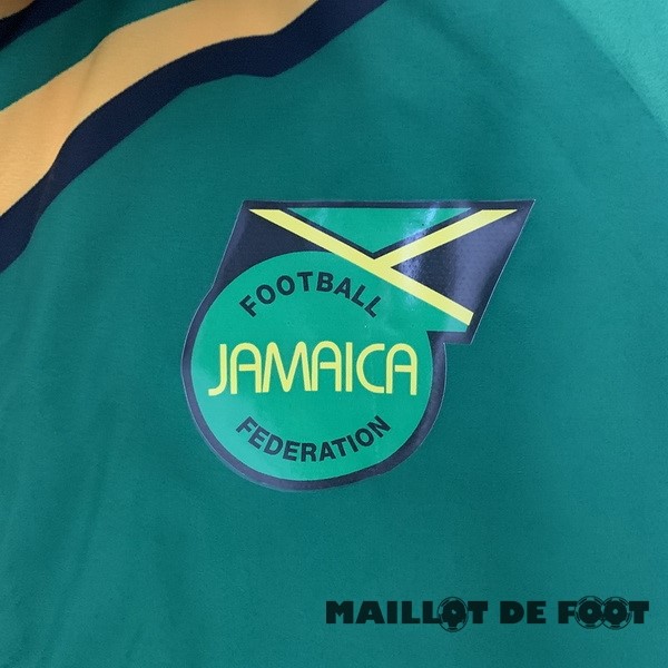 Foot Maillot Pas Cher Coupe Vent Jamaïque 2024 Vert Jaune